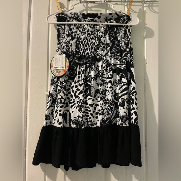 Joyous & Free bling mini dress/tunic-medium NWT - Picture 5 of 11